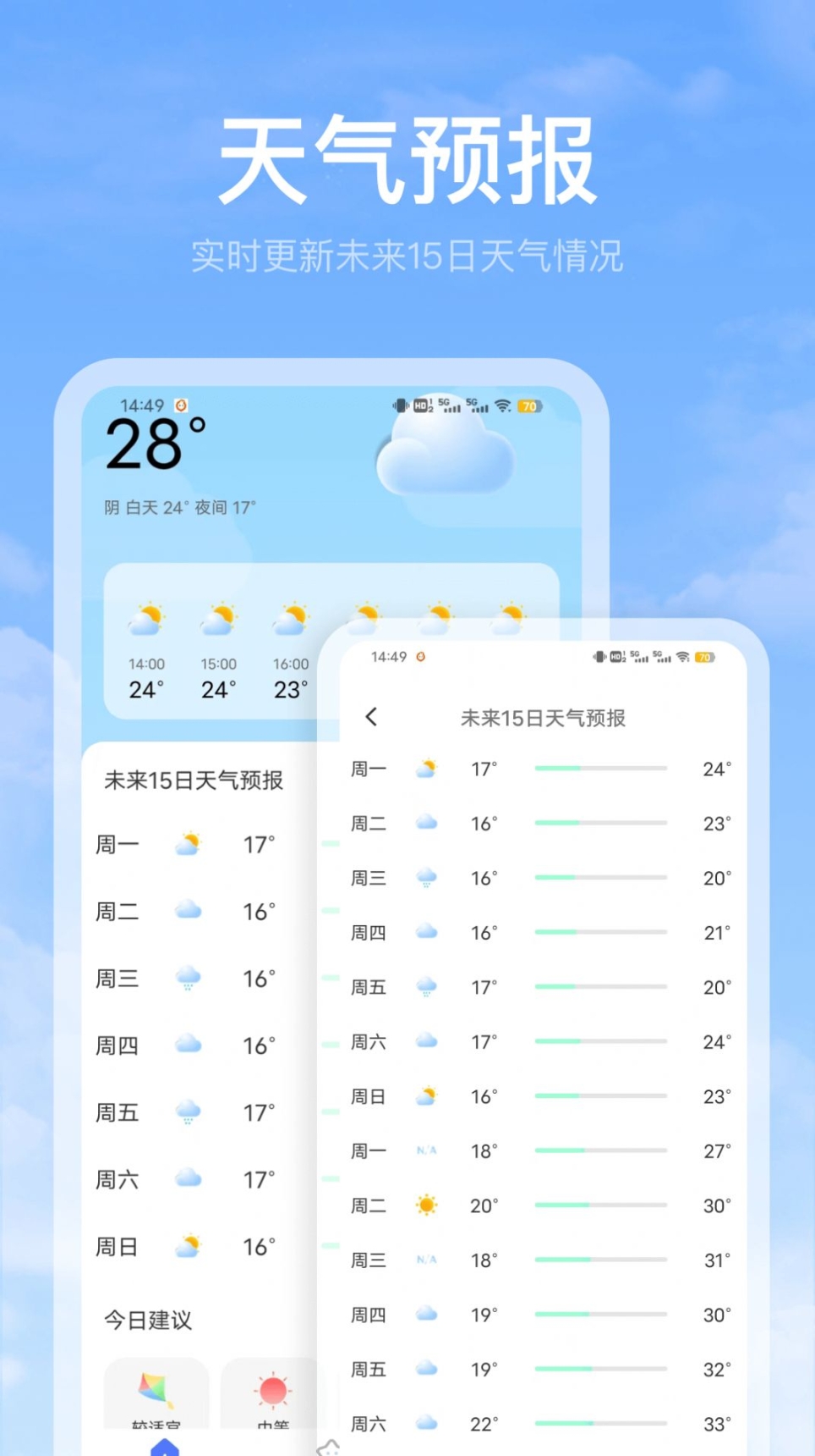 黃歷天氣雷達(dá)app手機(jī)版v3.0.0截圖2